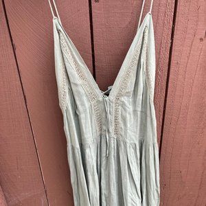 Free People Sea Foam Green Dress Size M/L